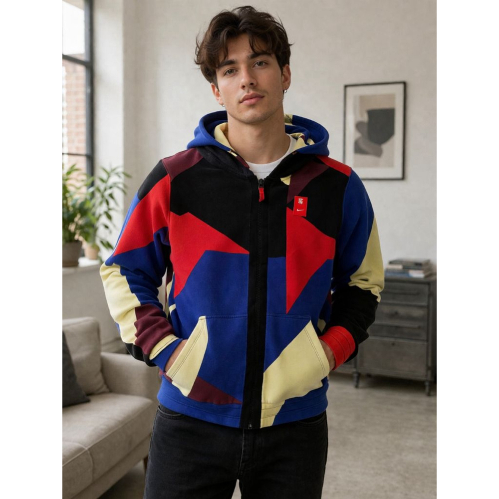 Youth Nike Kyrie Irving Full-Zip Basketball Hoodie XL Multi Color CJ8061-657